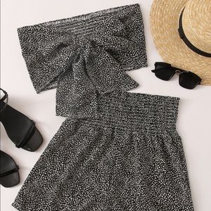 Shorts & Bandeau set shein